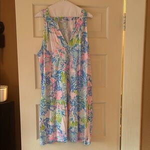 Lilly Pulitzer Floral Sleeveless Dress